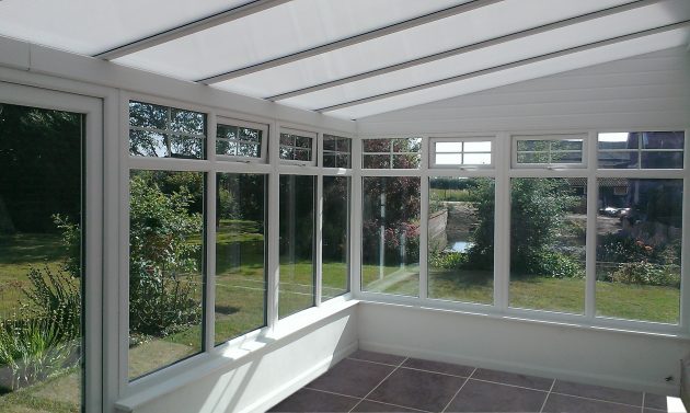 Lean to PVCu sun room in Hereford